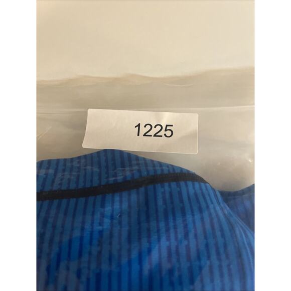 Nike Pro Combat Dri-Fit Hyperwarm Blue Mock Neck Shirt Mens Size Large Thick - Picture 13 of 13
